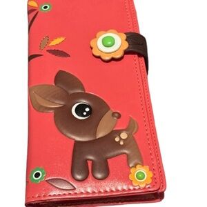 2/$30 Woodland Animals Vegan Wallet